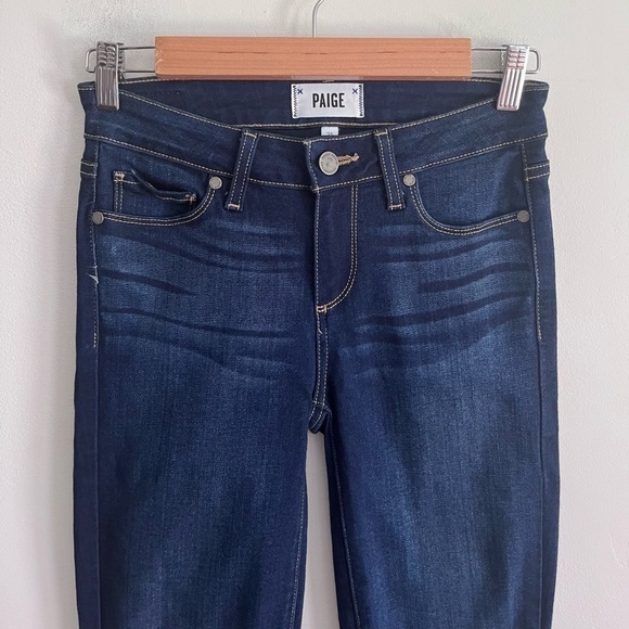 Paige Verdugo cropped Whiskered Skinny Jeans - Picture 4 of 9